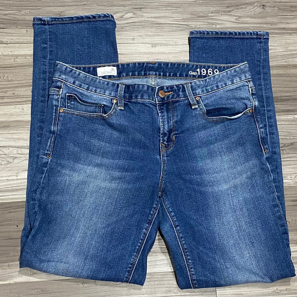 GAP 1969 Real Straight Jeans, S:31 Reg (Size 12)